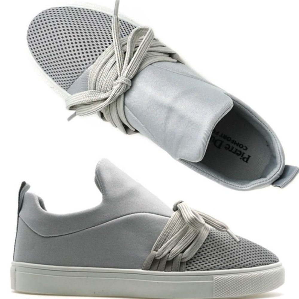PIERRE DUMAS FAST-3  GREY SNEAKERS